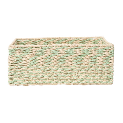 Versatile storage basket made of natural materials