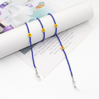 Floral Beaded Eyewear Chain Acalora