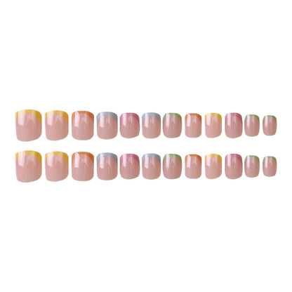 Artistic French Tip Nail Wrap Set Acalora