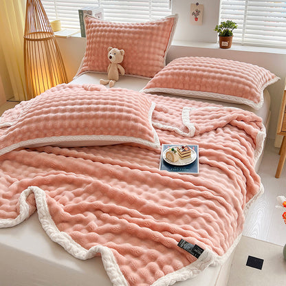 Unisex Cozy Plush Throw Blanket