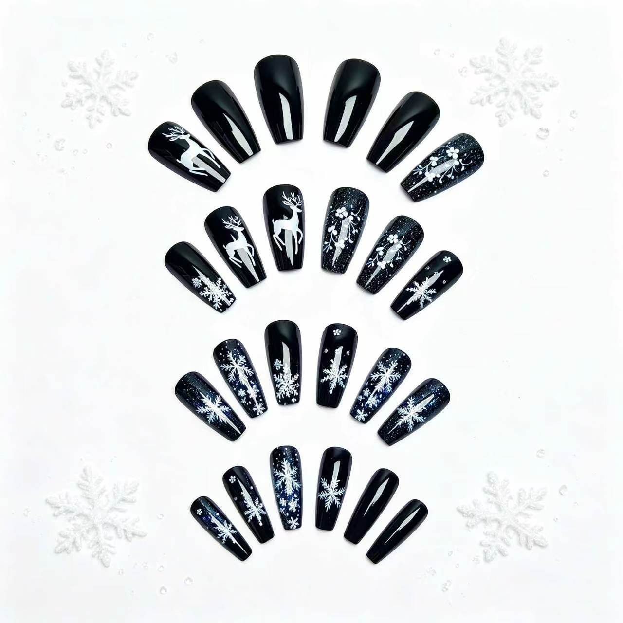 Winter-Themed 3D Nail Art Acalora