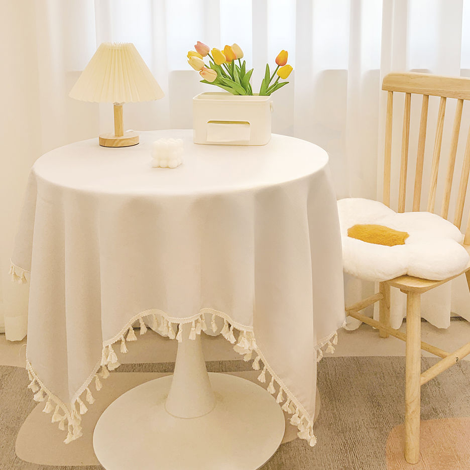 Decorative Tablecloth with Tassels