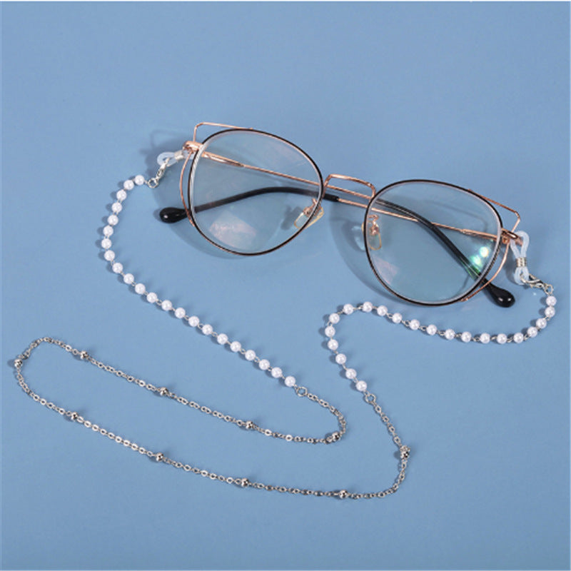 Crystal-Accented Eyewear Chain Acalora