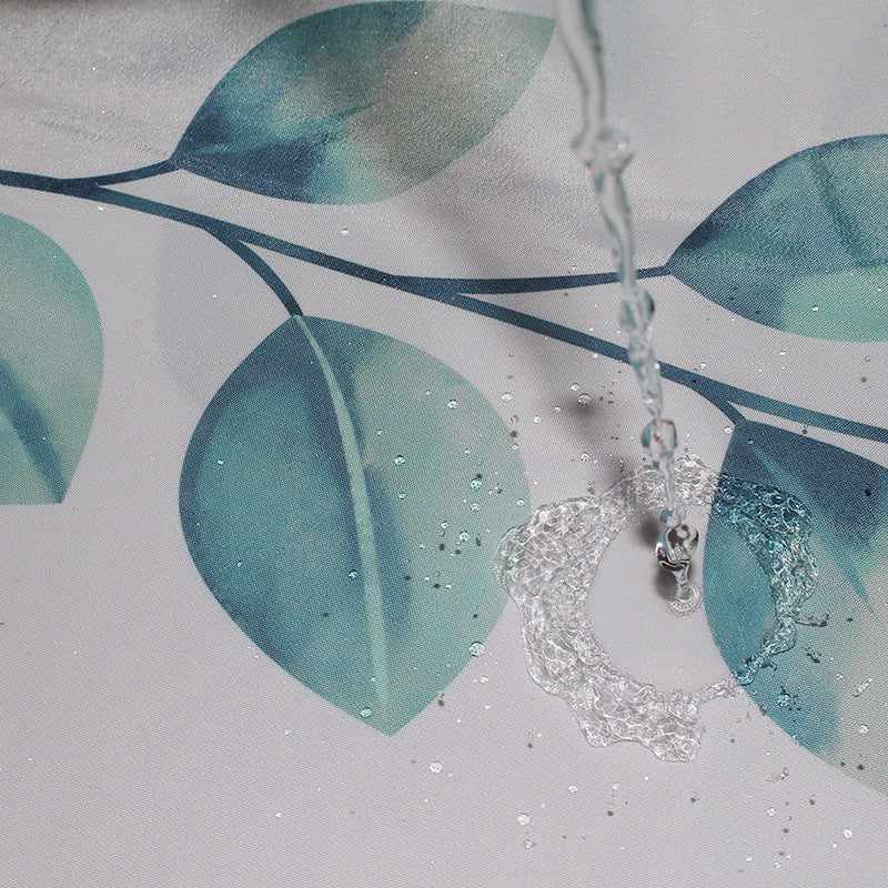Botanical-Themed Shower Curtain