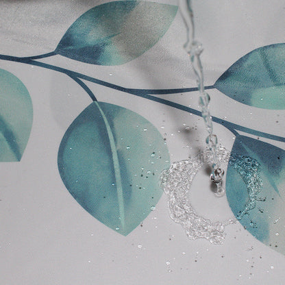 Botanical-Themed Shower Curtain