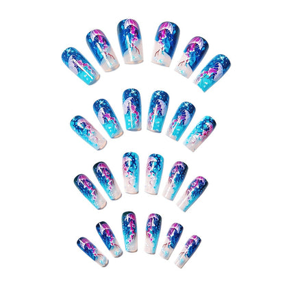 Artistic Jellyfish Nail Art Acalora