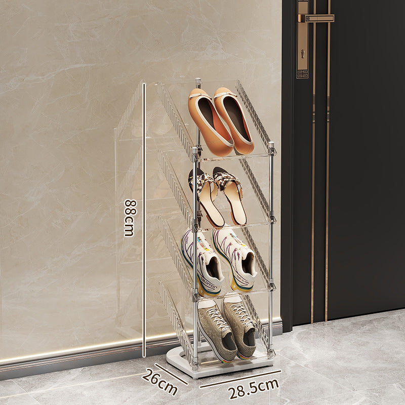 Shoe rack with transparent design Acalora