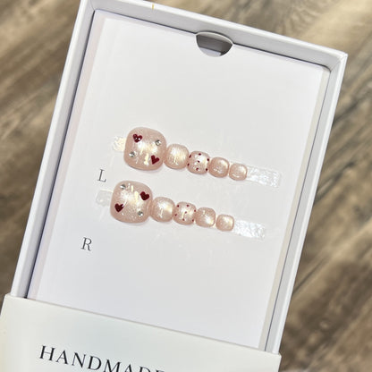 Decorative Heart Nail Art Set Acalora
