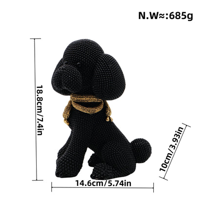 Decorative dog figure in modern design Acalora