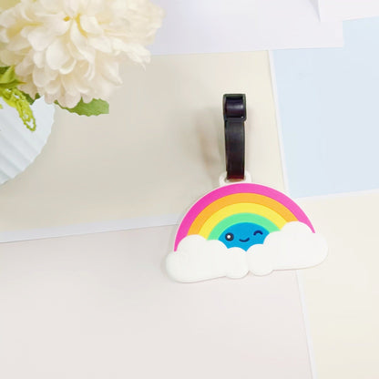 Unisex Luggage Tag in Flamingo Design Skanto