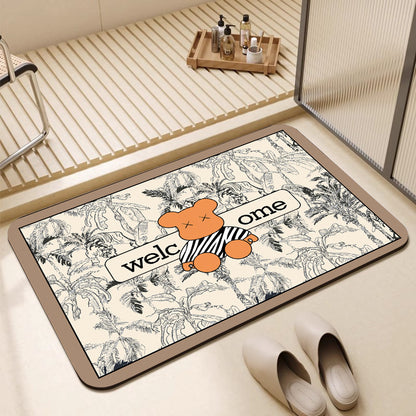 Decorative Cartoon-Themed Floor Mat Acalora