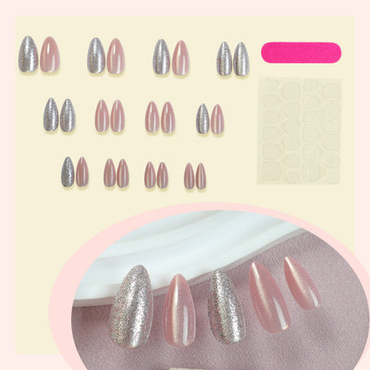 Sparkling Glitter Press-On Nail Set Acalora