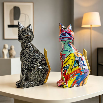 Colorful lion figure made of high-quality resin Acalora