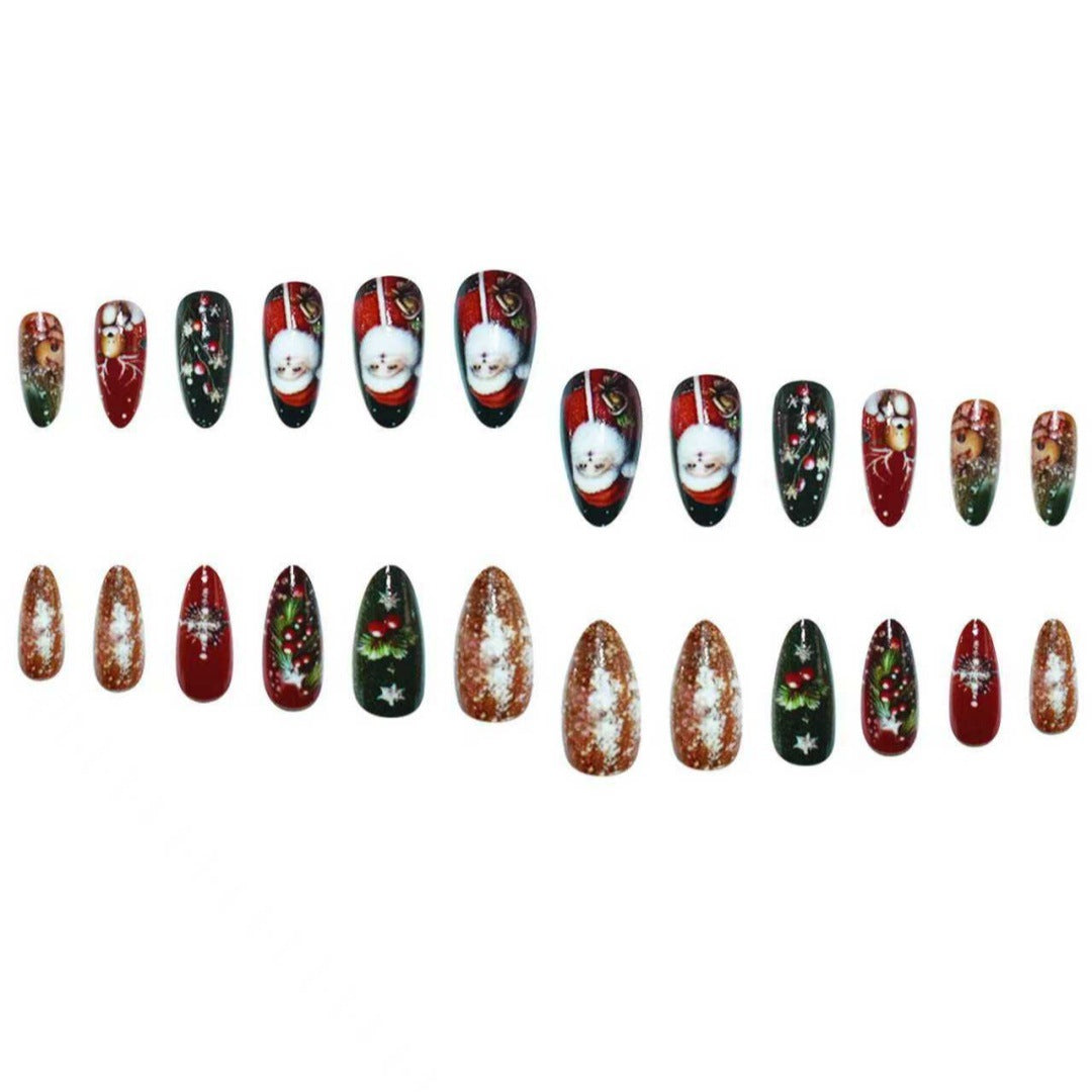 Holiday Themed Decorative Nail Art Acalora