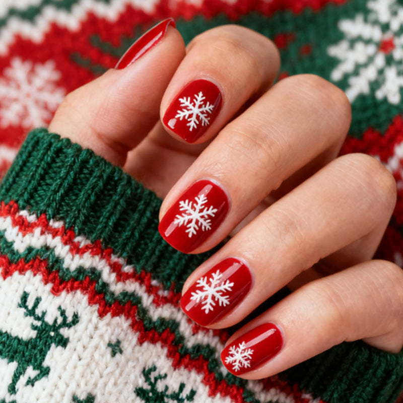 Festively Themed Press-On Nail Art Collection Acalora