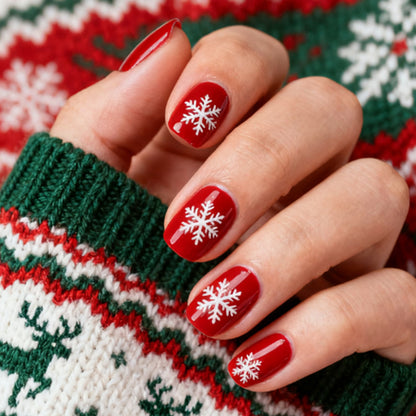 Festively Themed Press-On Nail Art Collection Acalora