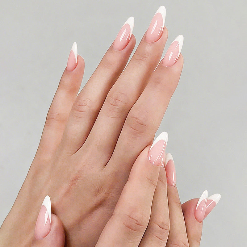 Elegant Press-On Nail Set with Natural Finish Acalora