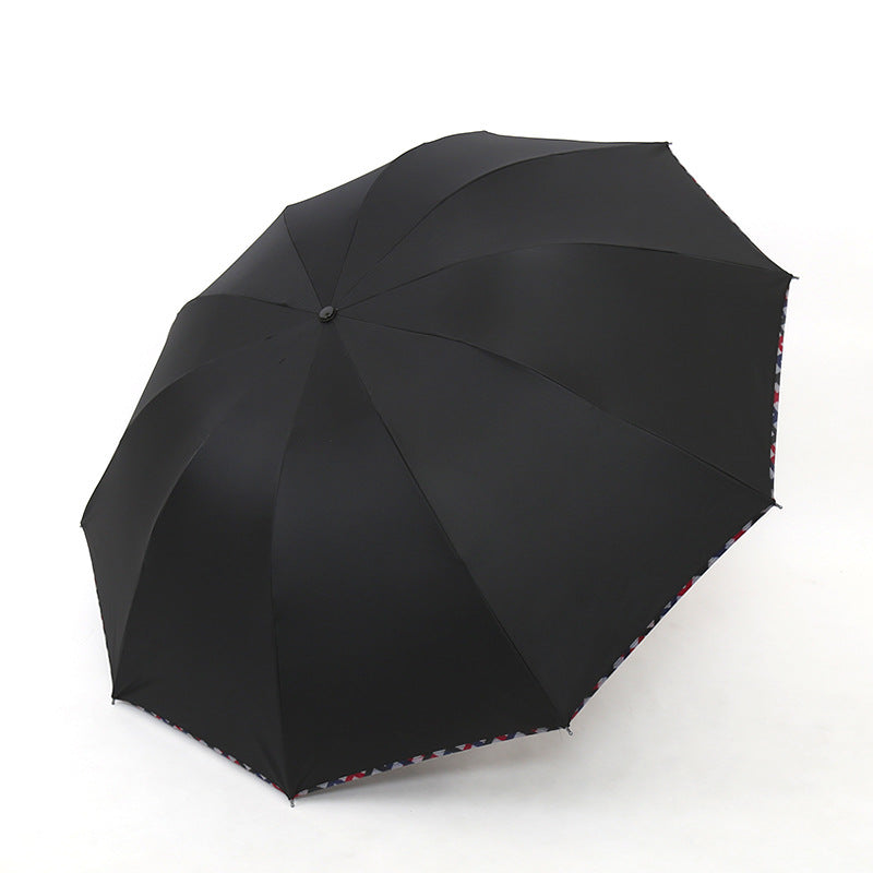 Ladies' umbrella with durable wind protection system Bowlift