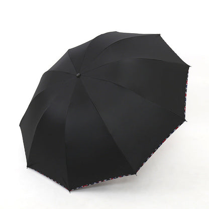 Ladies' umbrella with durable wind protection system Bowlift