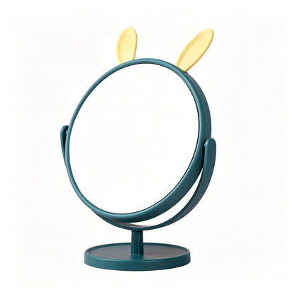Cute Bunny-Themed Tabletop Mirror