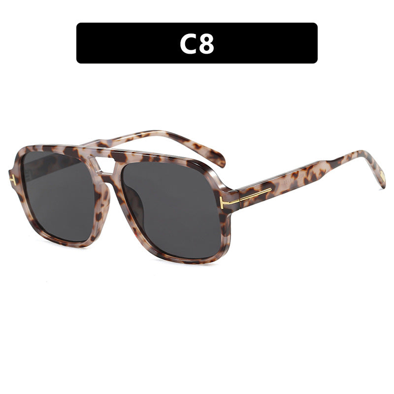 Women's trendy sunglasses with square frame and polarizing yellow lenses Kalsten