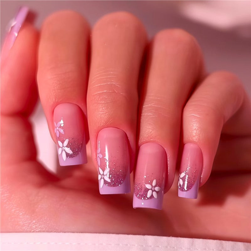 Floral Ombre Nail Wraps Acalora