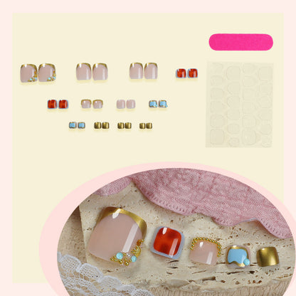 Elegant Decorative Press-On Nails Acalora