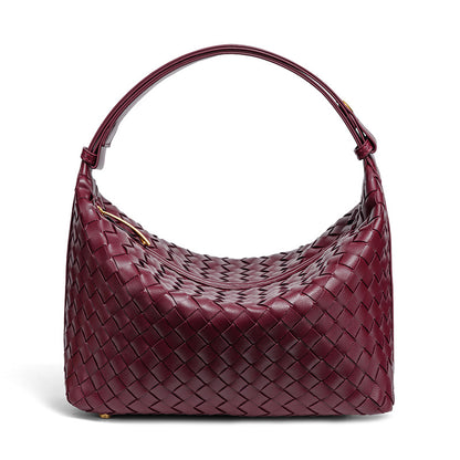 Braided Vegan Leather Shoulder Bag Acalora