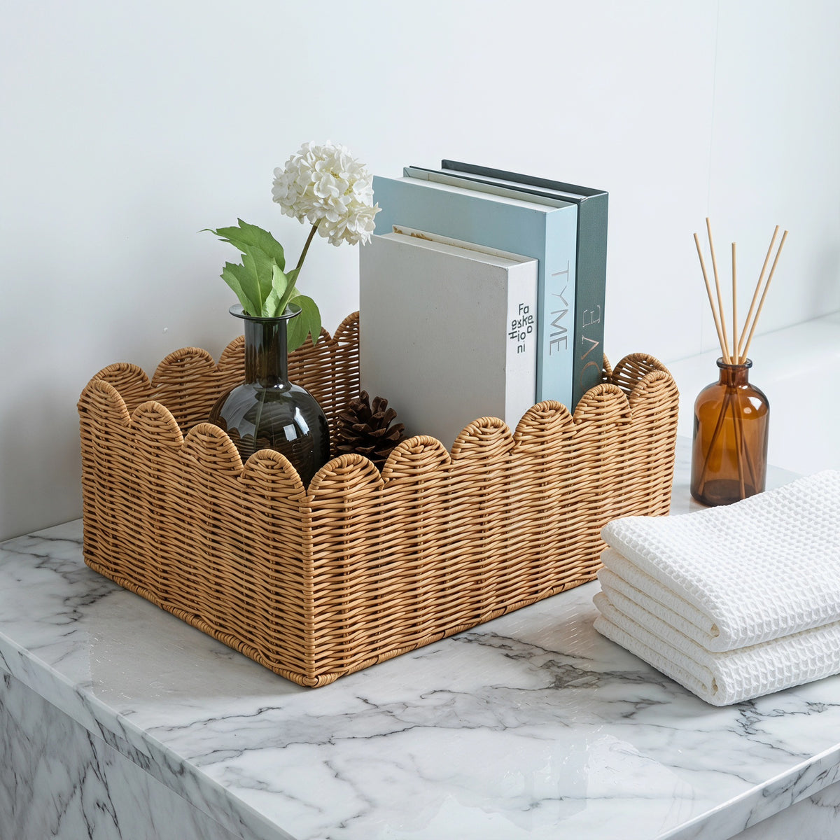 Decorative Woven Storage Tray Acalora