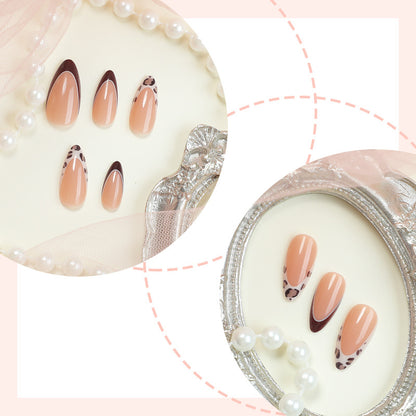Stylish Press-On Nail Art Set with Contemporary Designs Acalora