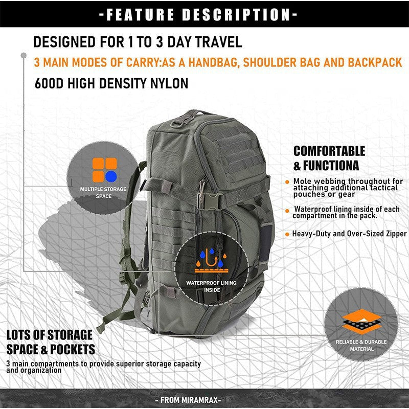 Tactical Multi-Purpose Duffel Bag Acalora