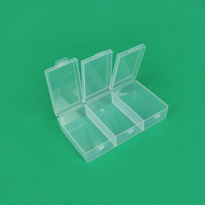 Multi-Compartment Clear Craft Storage Box Acalora