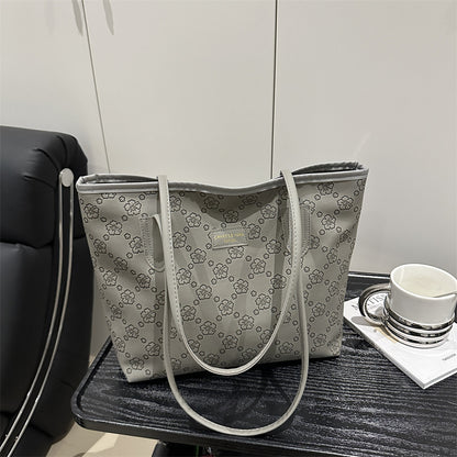 Floral Embossed Tote Bag Acalora
