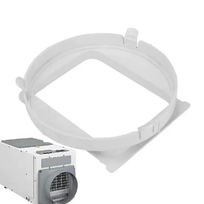 Skanto Universal Window Fan Adapter One Size Fits All with Circular Exhaust Collar and Quick Connect Flange for Portable Air Conditioners Skanto