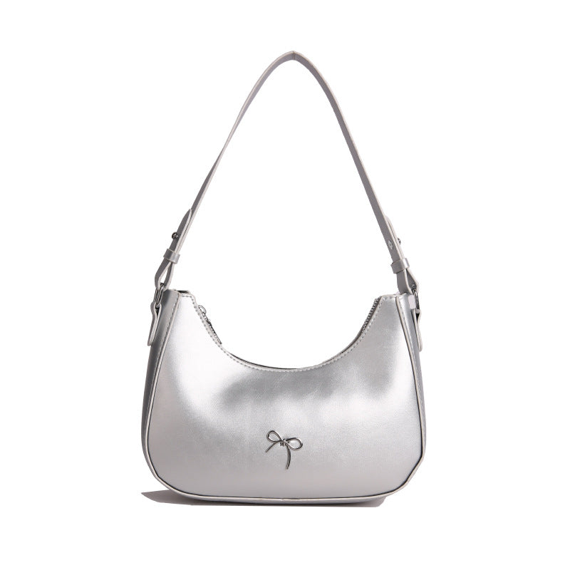 Stylish Bow Detail Shoulder Bag Acalora