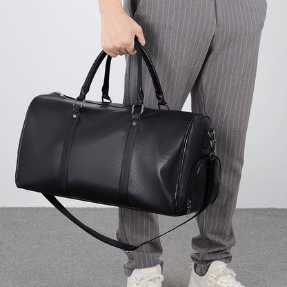 Elegant Synthetic Leather Travel Duffel Bag Acalora