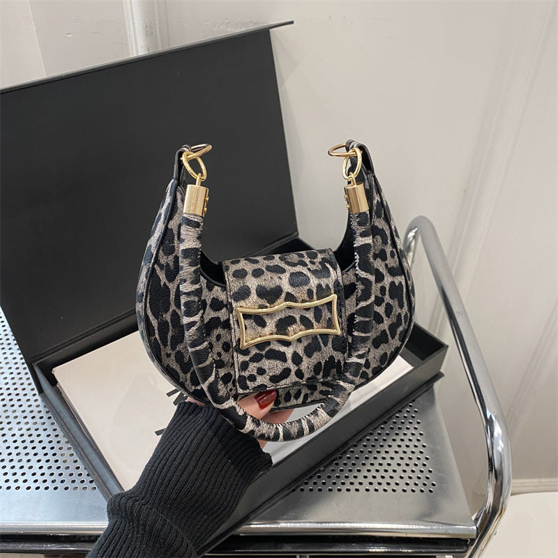 Stylish Leopard Print Handbag Acalora