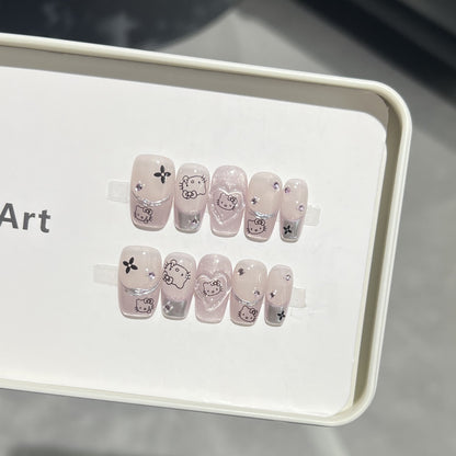 Themed Press-On Nail Art Acalora
