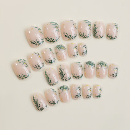 Decorative Press-On Nail Art Kit with Holiday-Themed Designs Acalora