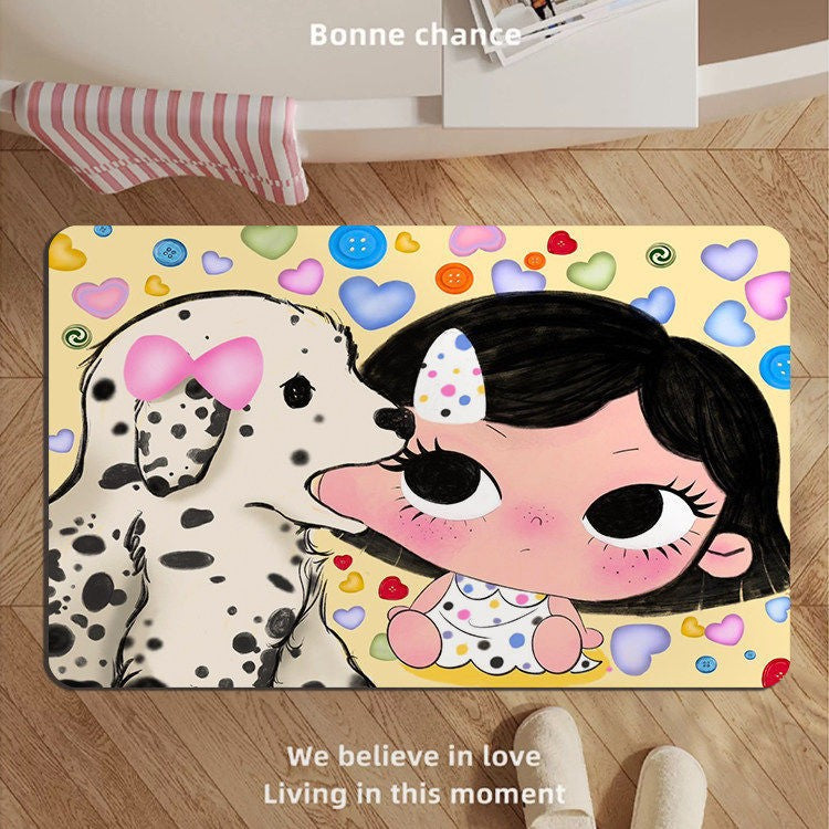 Adorable Cartoon Character Bath Mat