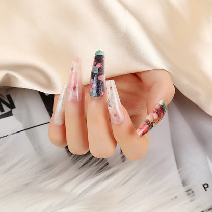 Artificial nails with floral patterns Acalora