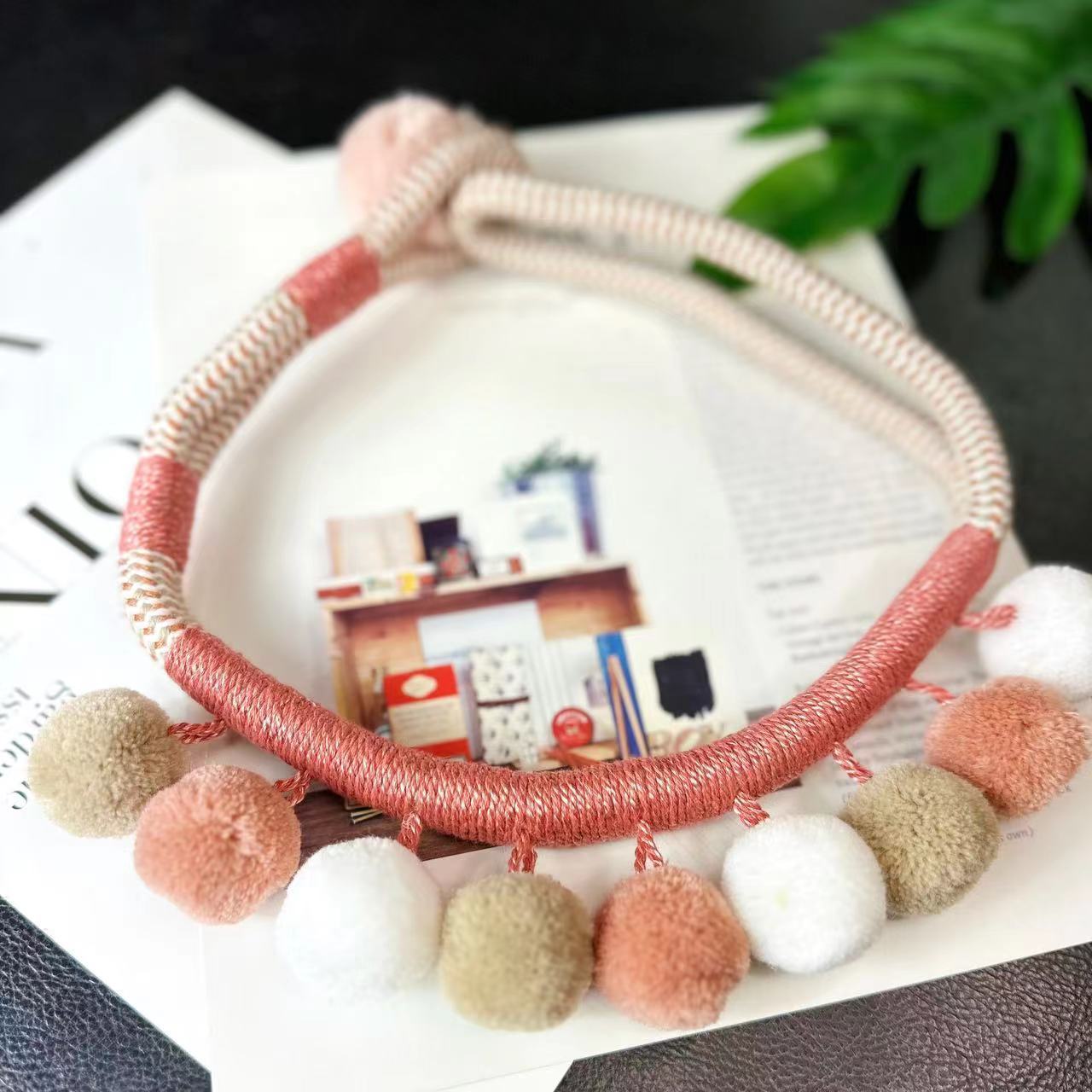 Trendy Knit Necklace Acalora