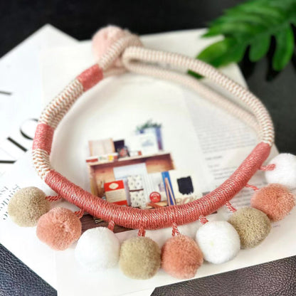 Trendy Knit Necklace Acalora
