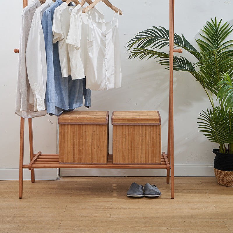 Laundry basket made of natural bamboo Acalora