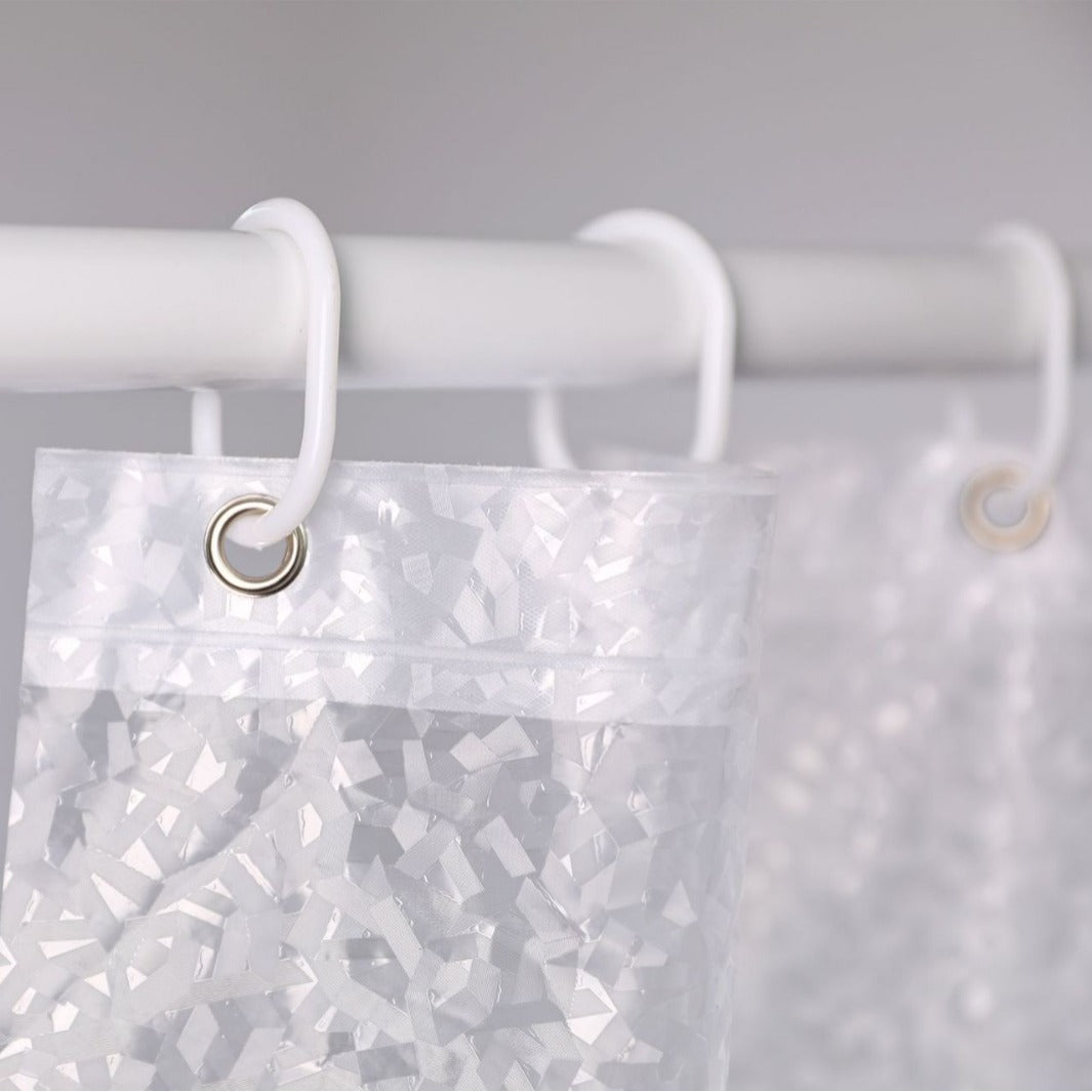Elegant Textured Shower Curtain