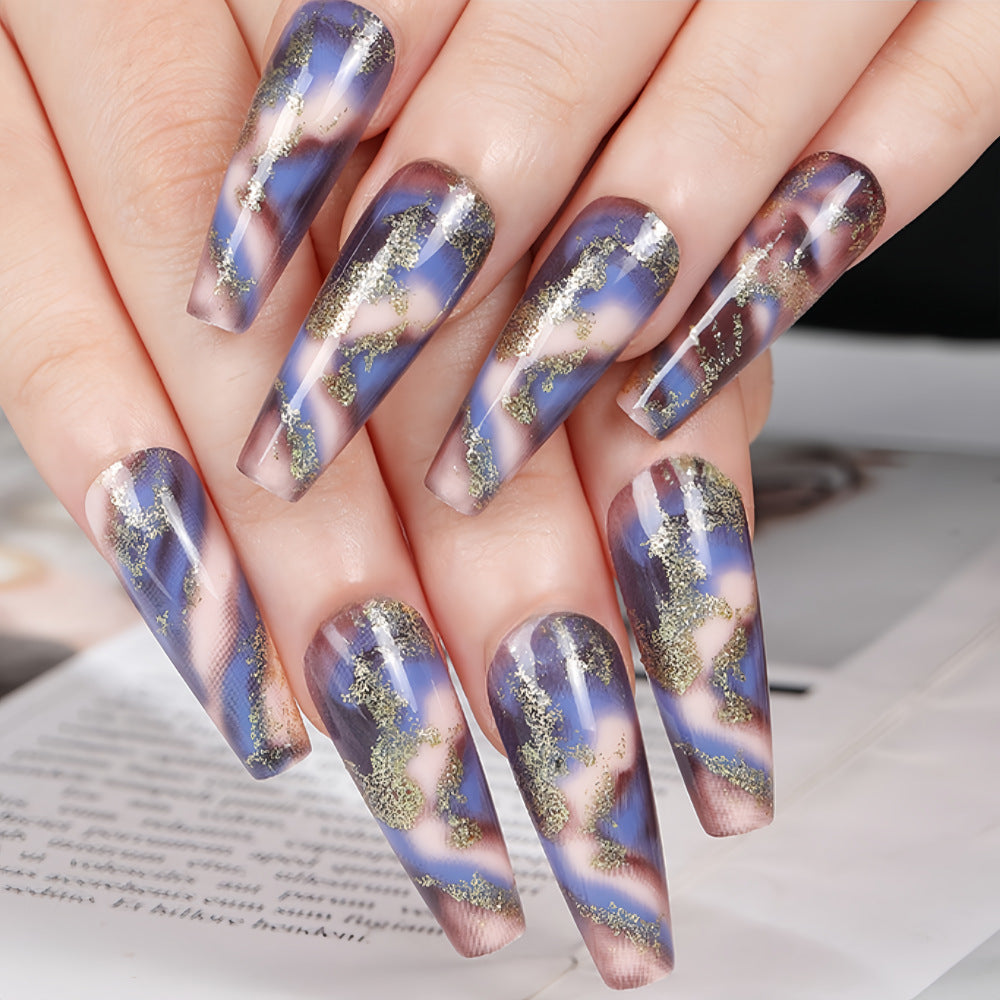 Artificial nails with luxurious design Acalora