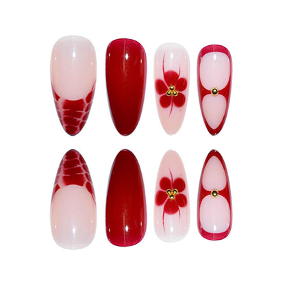 Elegant Stiletto Press-On Nail Design Acalora