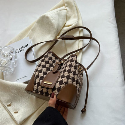 Stylish Knit Bucket Bag Acalora