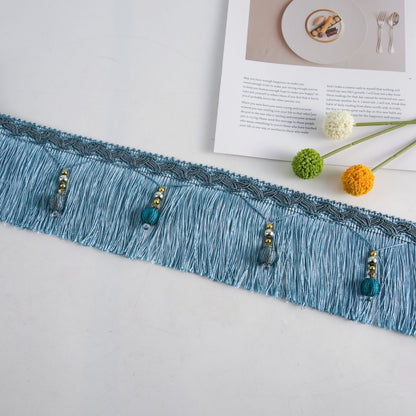 Luxury Fringe Braid with Bead Trim Acalora