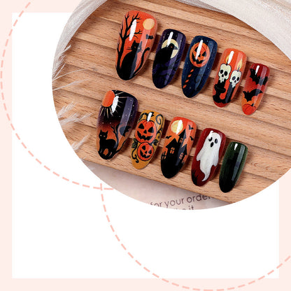 Halloween-Themed Press-On Nail Set Acalora 1788495816